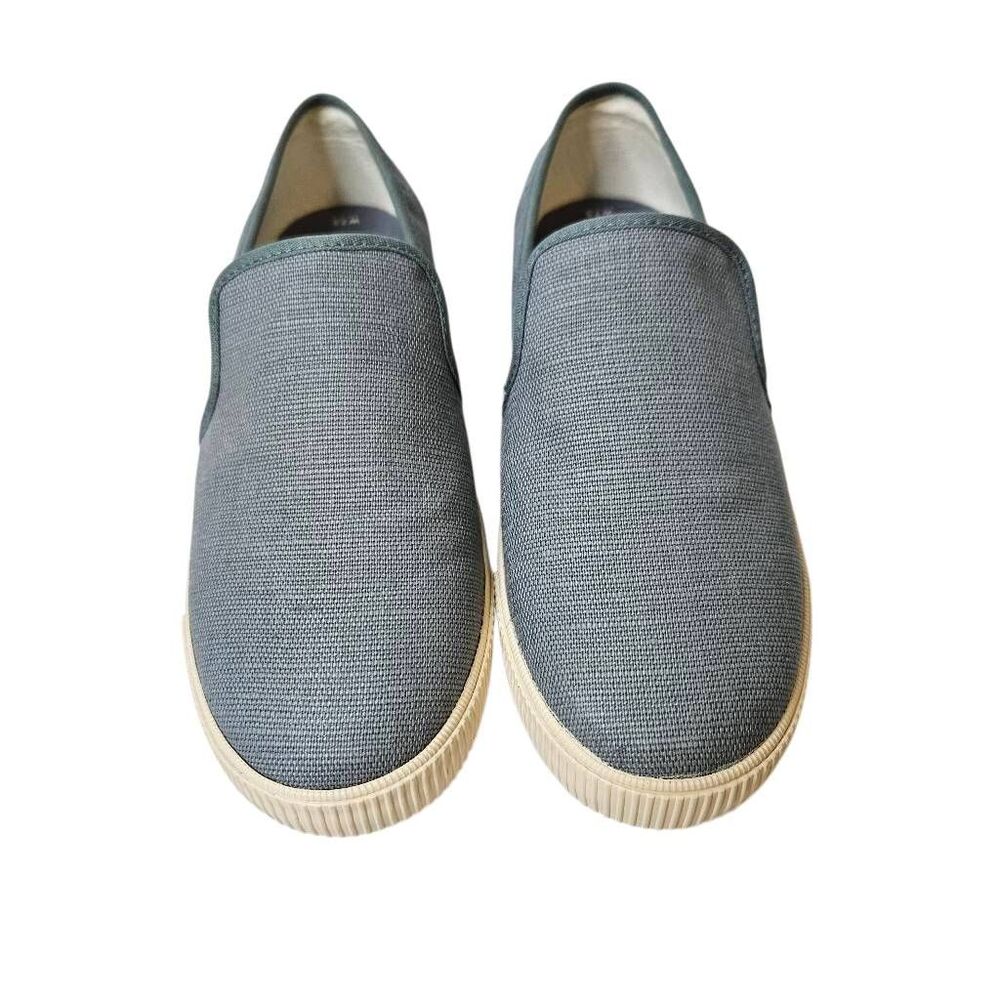 TOMS light blue slip on sneakers. 7.5. New.